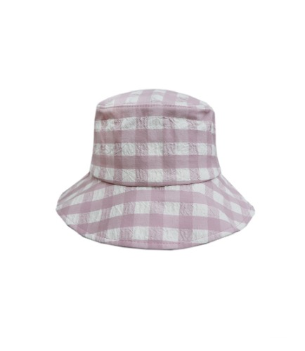 cheack bucket hat - pink  (업로드중)