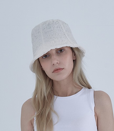candyfloss Hat - ivory