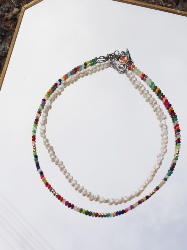 crystal mix Necklace